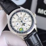 GF Factory Breitling 42MM Calfs Leather Watch Strap B25 Movement Black Bracelet Watch